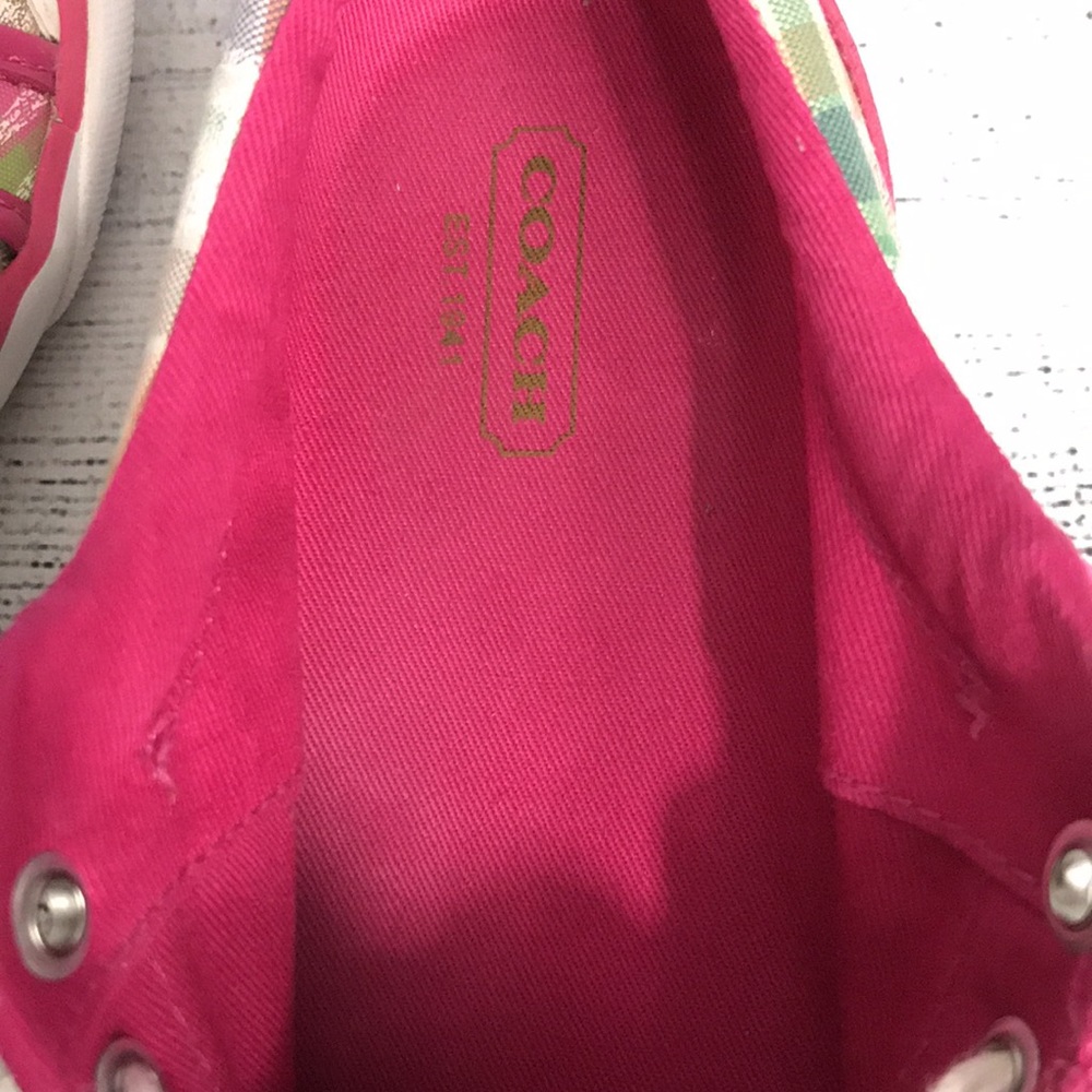 COACH Barrett Logo Women’s Sneakers Size 7B - Picture 5 of 9
